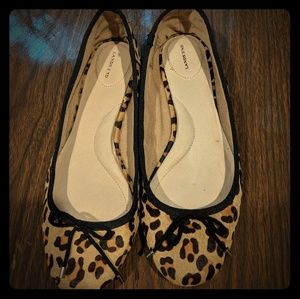 NWOT Lands End Leopard Ballet Flats 🐆 size 7
